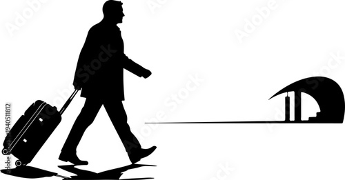 Cargo Delivery Truck Silhouette Vector Illustration

Heavy Duty Transport Lorry Black Silhouette Design

Freight Transport Semi Truck Side View Silhouette