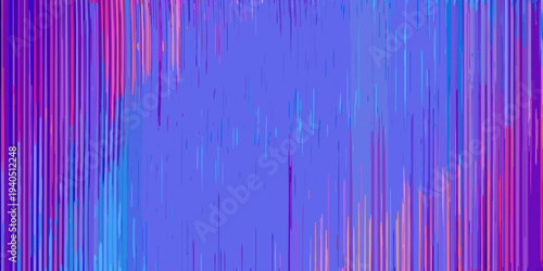 Abstract digital artwork featuring vertical lines of vibrant varied colors