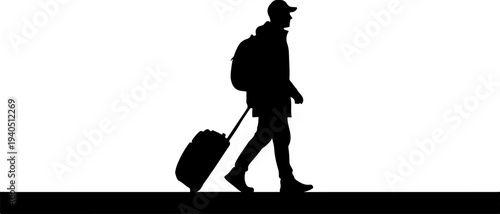 Cargo Delivery Truck Silhouette Vector Illustration

Heavy Duty Transport Lorry Black Silhouette Design

Freight Transport Semi Truck Side View Silhouette