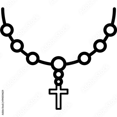Cross Necklace Icon