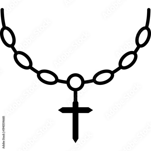 Cross Necklace Icon
