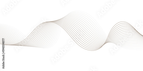 Abstract Minimal Wave Lines Background With Flowing Curves and Light Grayscale Texture  modern design, technology, branding, presentations, and clean creative layouts with subtle motion and depth.