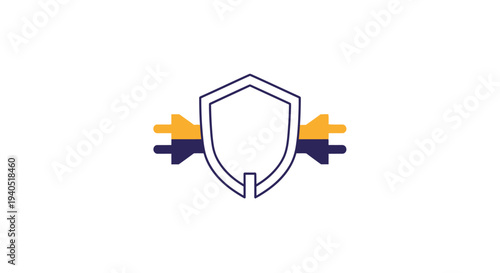 Shield Protection Security Symbol Icon.