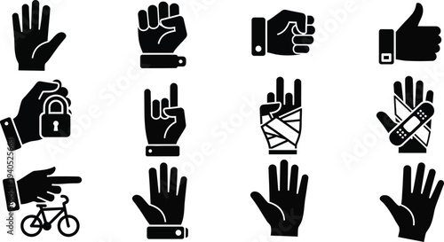 Hand gestures and signs for communication and expression