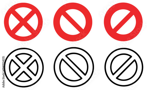 Free Download no prohibition warning icon set - GFXLoad