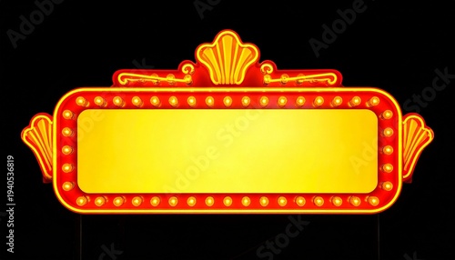 Vintage marquee sign