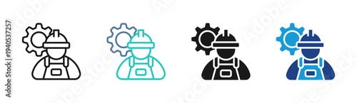Field Research icon set multiple style collection