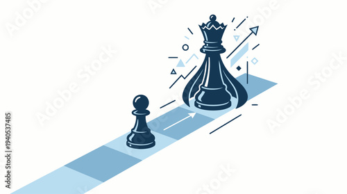 Pawn to Queen Transformation: Career Growth, Strategic Progression, and Success Journey