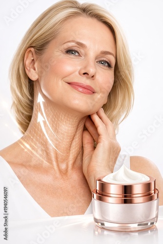 Wallpaper Mural Refined Lady Displaying Hydration And Grace. Sophisticated Woman Showcasing Youthful Glow With Care. Classy Lady Emphasizing Moisturized Skin And Elegant Beauty Routine Torontodigital.ca