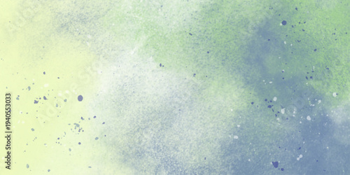 Hand drawn abstract background soft green gradients watercolor pastel design. Watercolor paper background. Abstract Painted Illustration. Brush stroked painting. 