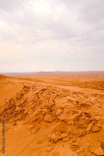 Wallpaper Mural Beautiful texture of Dubai sand dunes with ripples in the sand and warm desert colors.   Torontodigital.ca