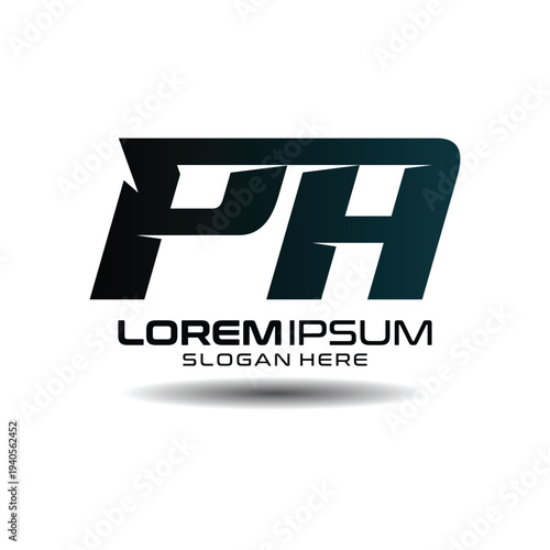 pa modern minimalist logo design for pa branding, pa creative vector identity inspiration