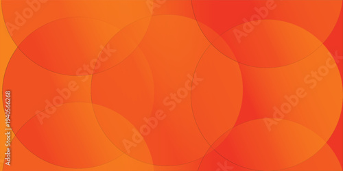 abstract orange circular background. Dynamic sound wave. Design element. Vector illustration