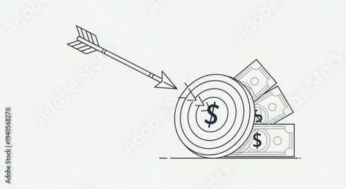 Gift card with red bow and floral design on cream background for special occasions and celebrations