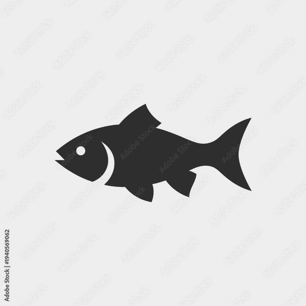 Fototapeta premium fish isolated on white background