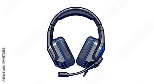 High-quality gaming headset with microphone for immersive audio experience