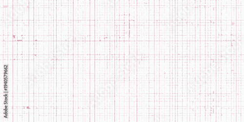 Faint pink grid pattern on a textured off white background