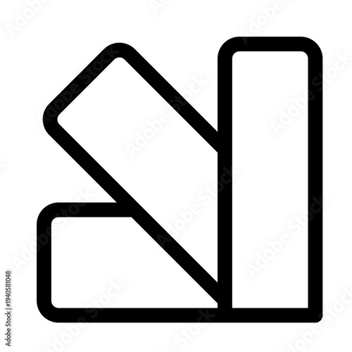 Agency Thin icon set