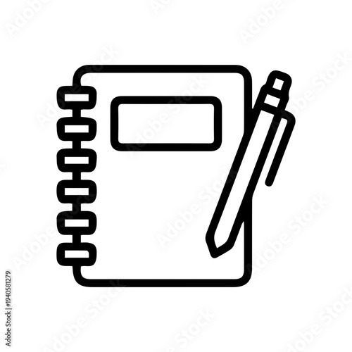 Spiral Notebook with Pen