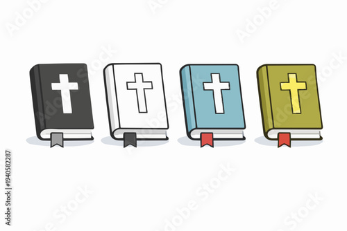 Four Religious Books Design
