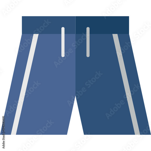 Athletic Sport Shorts Clothing Icon