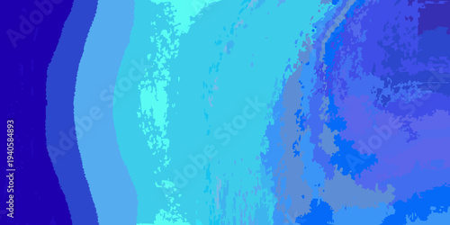 Abstract blue gradient background with smooth flowing color transitions