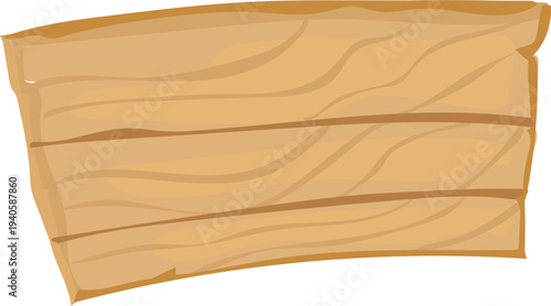 Pale Wooden Nameplate