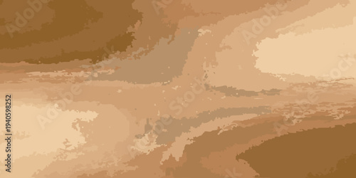 Abstract watercolor wash in varying shades of brown and beige tones