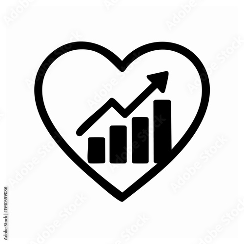 Charitable Stock Donation and Financial Gift Icon