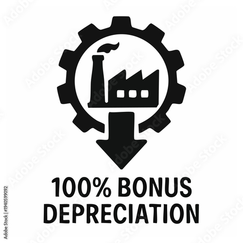 Business Equipment Bonus Depreciation Gear Icon