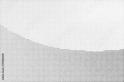 Illustration of halftone pattern with gradient effect on white background