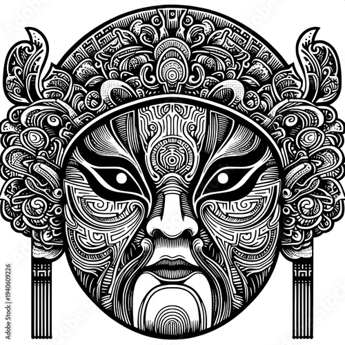 Chinese Opera Mask Design