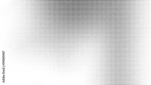 Black and White Dots, Halftone effect.
