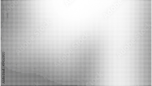 Black and White Dots, Halftone effect.