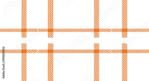 Orange hashtag symbol set with textured line pattern illustration isolated on white background for social media tags, typography design, and graphic elements