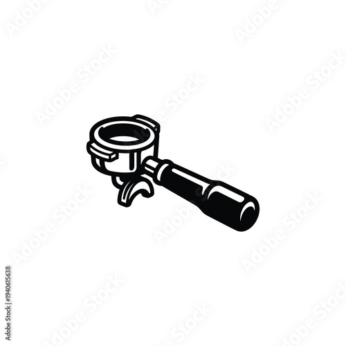 Portafilter Espresso Machine Chunky Glyph Icon