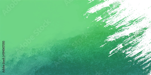 Abstract green underwater grunge ocean scene with sunlight and waves