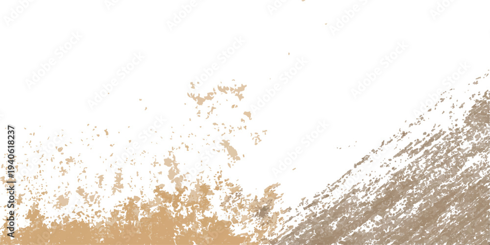 Obraz premium Abstract grunge splash texture with blue watercolor and ink drops