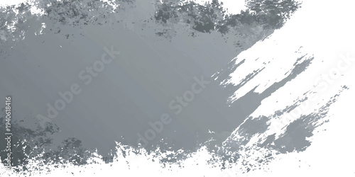 Snow covered tree branches against a blue grunge winter background with frosty textures and icy splashes creating a vintage cold nature frame