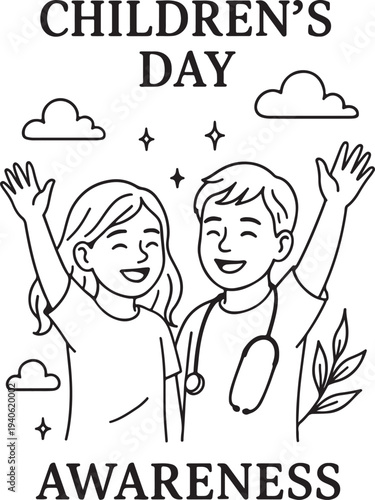 A vintage cartoon illustration of a group of people and a family with an angry mother, husband, and children for a back to school vector design