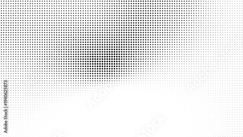 Retro grunge overlay halftone dot pixel pattern backdrop, gradient texture and digital technology background in pop art comic style. Distressed halftone dotted banner frame for social media business.