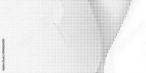 Retro grunge overlay halftone dot pixel pattern backdrop, gradient texture and digital technology background in pop art comic style. Distressed halftone dotted banner frame for social media business.