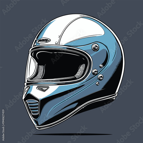 classic helmet flat vector image
