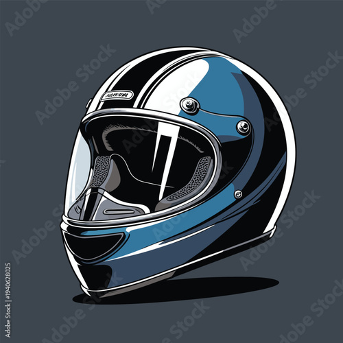 classic helmet flat vector image