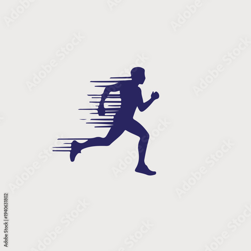 running man silhouette