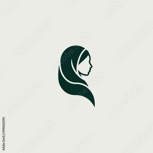 silhouette of a woman with hijab