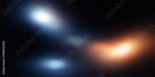 Abstract blue light energy background with glowing rays and motion effects