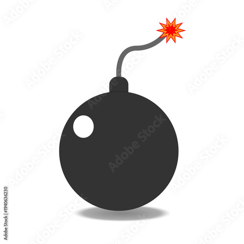 bomb warning vector there is a bomb terror