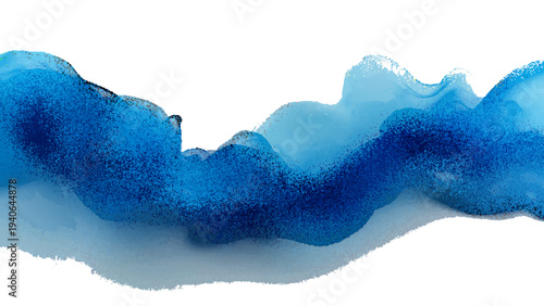 Vector Captivating abstract representation of fluid blue water, evoking a sense of motion and fluidity.