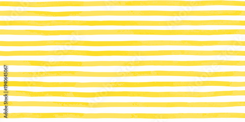 Bright yellow and white horizontal stripes create a simple textured background